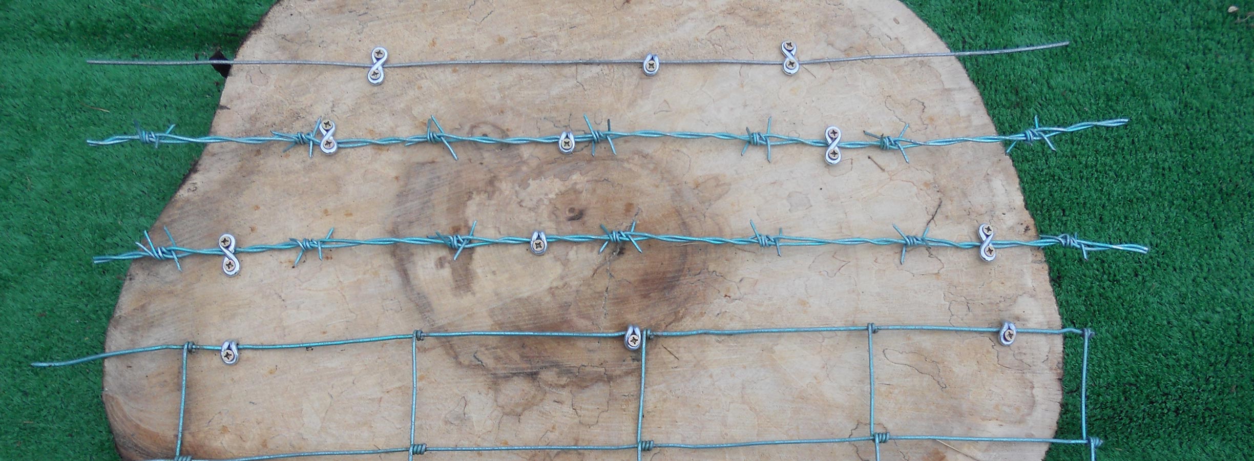 The fence clip innovation GafferStaples for easy fencing
